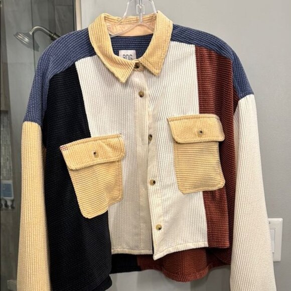 BDG Charley Corduroy Colorblock Jacket - Picture 1 of 3